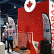 Sadly, because of the wall right in front of the booth, there wasn’t even enough room for a proper slapshot.